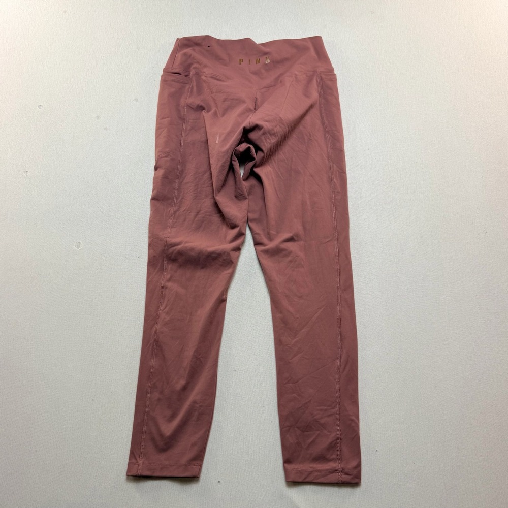 PINK Leggings Women Small Mauve Good High Waist V-Back Side Pockets Activewear